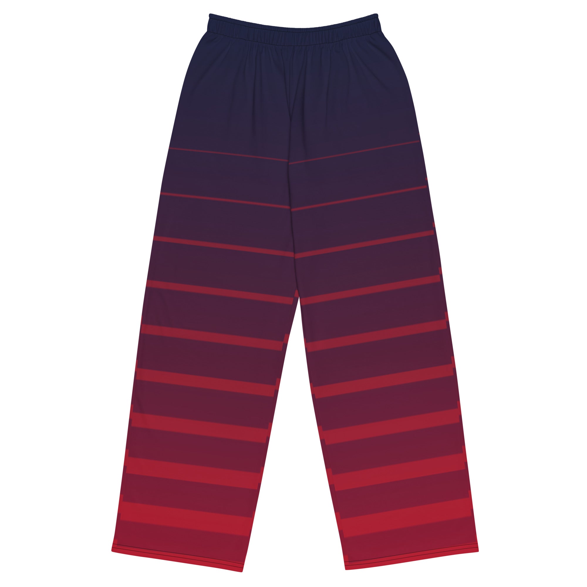Two Tone Stripes Unisex Wide-Leg Lounge Pants